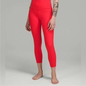 Lululemon Align High Rise Size 4 Love Red